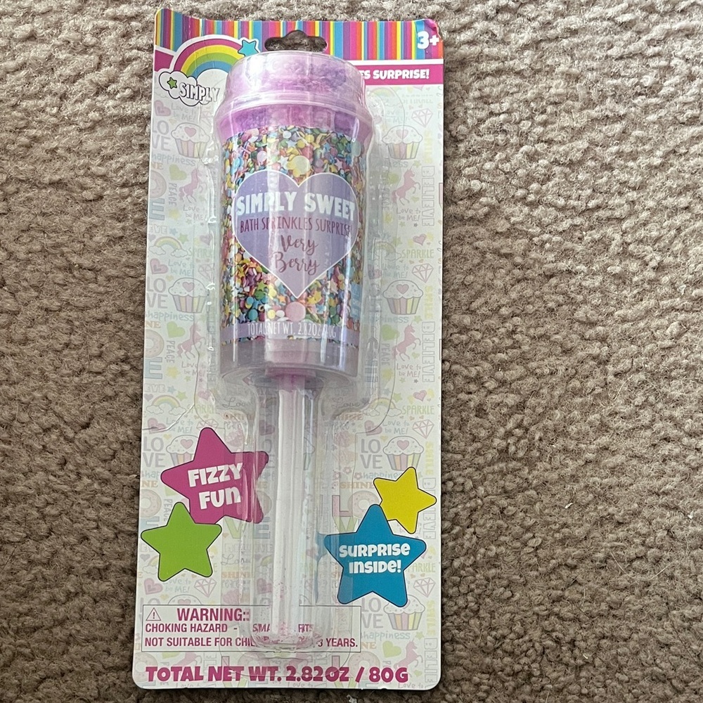 Bath Sprinkle Popper - Pink Berry - Picture 2 of 3